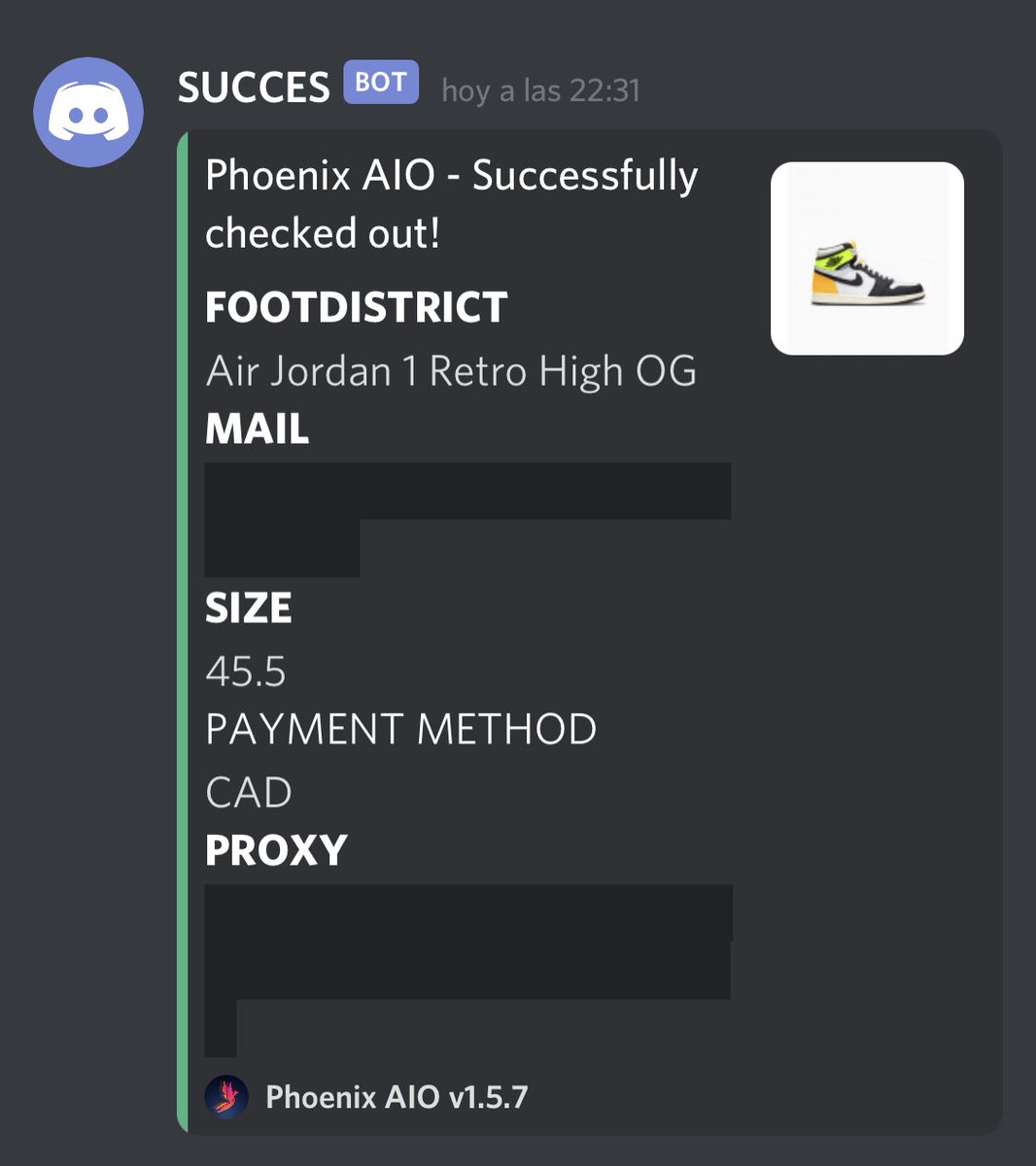 Bot: <a href="/PhoenixAI0/">ph03n1x</a> 
Server: <a href="/ToxicServerss/">Toxic Servers</a> 
Proxies: <a href="/MedusaProxies/">Medusa Proxies</a> 
CG:<a href="/HypeHuntersEU/">HypeHunters</a> @HH_Success