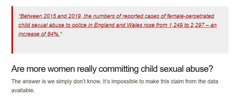 This is from the Fairplay for Women article which is a blatant attempt to deflect and turn it onto trans women.Read the red writing, then the black, then the red again....3/