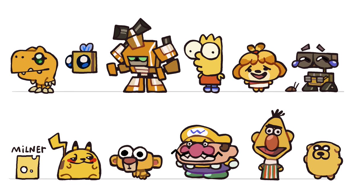 kn0nker's tweet image. streamed for 11 hours straight today lol! thanks for suggesting characters to draw!!!