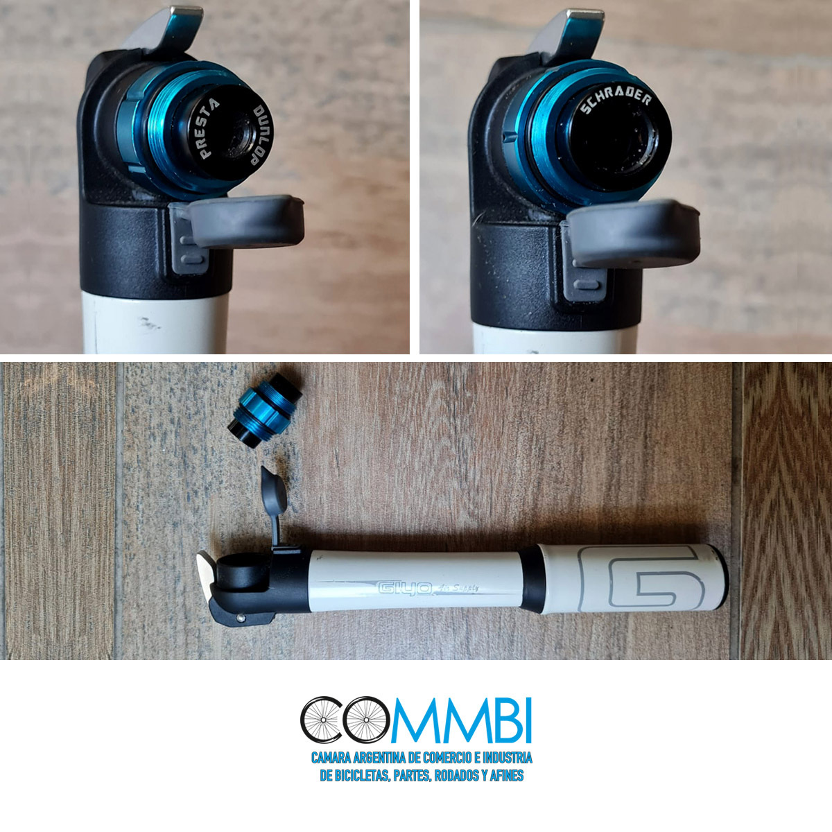 camaracommbi's tweet photo. Si en tu casa hay varias bicisy traen distintos tipos de válvulas, una buena opción es tener un inflador con pico doble o dual. Este tipo de inflador te permite inflar tanto cámaras con  cualquier tipo de picos 

#commbi #camaracommbi https://t.co/REH9k7Dn4y