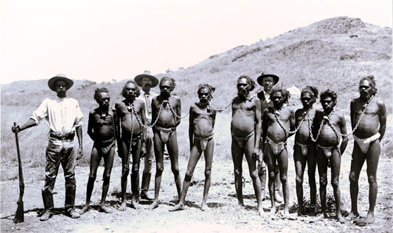 ...State laws that had, for example, allowed Western Australia to put traditional Aboriginal men in neck chains and march them off to a death camp on Rottnest Island. That's what the 1967 referendum was about. https://www.oric.gov.au/publications/spotlight/waking-wadjemup