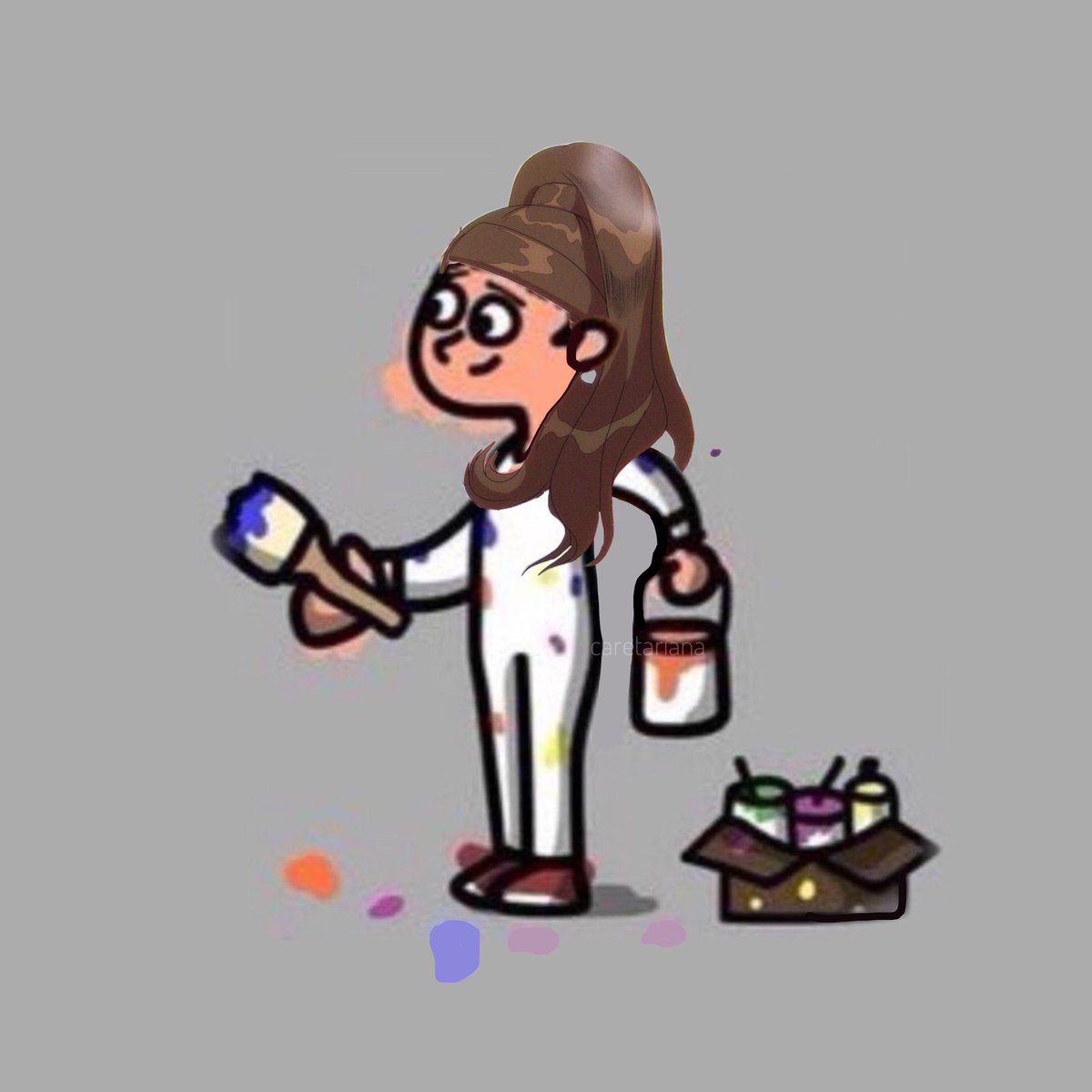caretariana's tweet photo. me being sad:                ariana grande: https://t.co/0ukntdNE1B