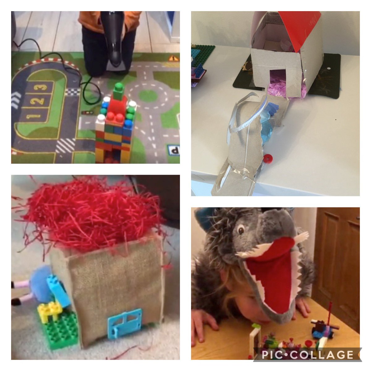 AshleySchoolUK's tweet photo. Year 2 Science! Choosing suitable materials to build houses that would stop being blown down by the Big Bad Wolf! #huffpuff #ashleyathome #primaryscience https://t.co/okNdiXAmx2