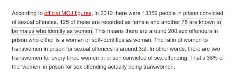 Back to fairplay For Women...Here is the meat on the bone.This is what Fairplay for women excel at..... juggling non-sequitur statistics and inventing a brand new reality...I'll break it down...7/