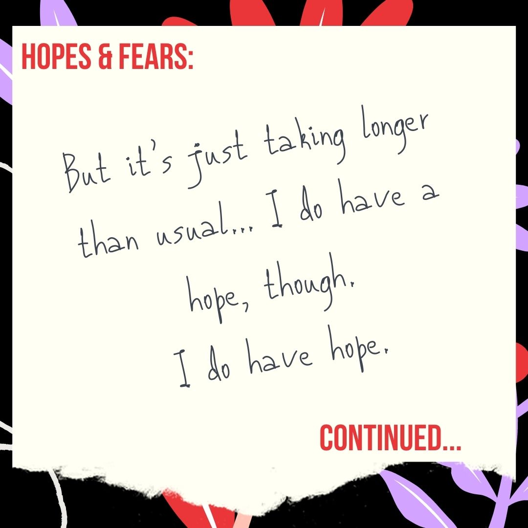 hwcommunity's tweet photo. During Highway’s Christmas Eve service, we invited our community to share their hopes and fears this Christmas. These have been rendered into a series of graphics which we’re sharing over social media this month. What are your hopes and fears for 2021? Share them below. https://t.co/5dRorlRO0v