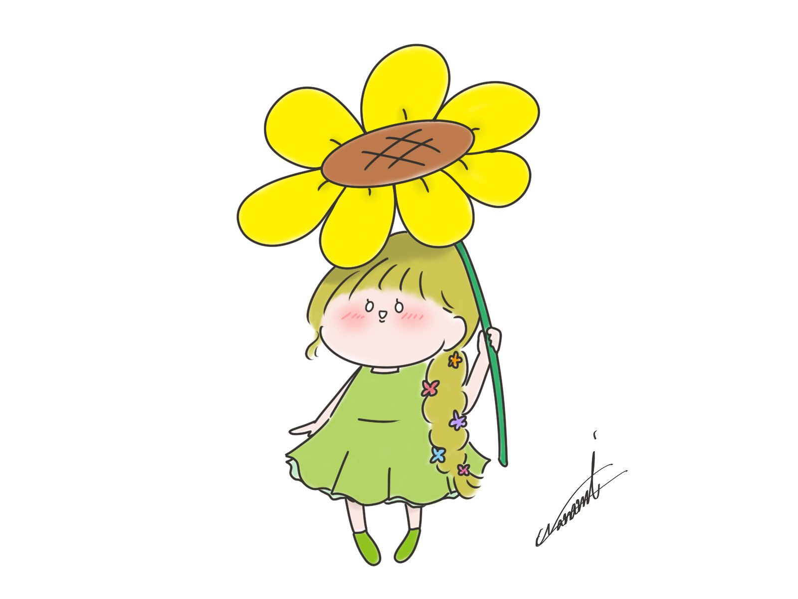 טוויטר Nanami בטוויטר ひまわり イラスト オリジナル ひまわり 一日一絵 今日のイラスト 過去絵 Clipstudio T Co Wix6v8tc3w