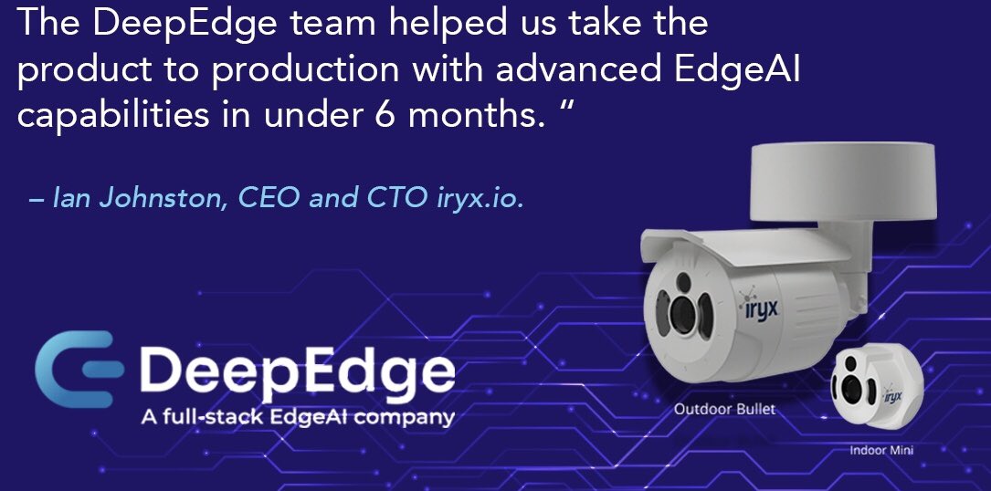 DeepEdgeAI's tweet image. Learn how @DeepEdgeAI delivered #EdgeAI capabilities for iryx , a company headquartered in Irvine, providing multi-spectral visible plus #thermalimaging solutions.

deepedge.ai/iryx-client-ca…

#Deepedgeai #computervision #DeepLearning