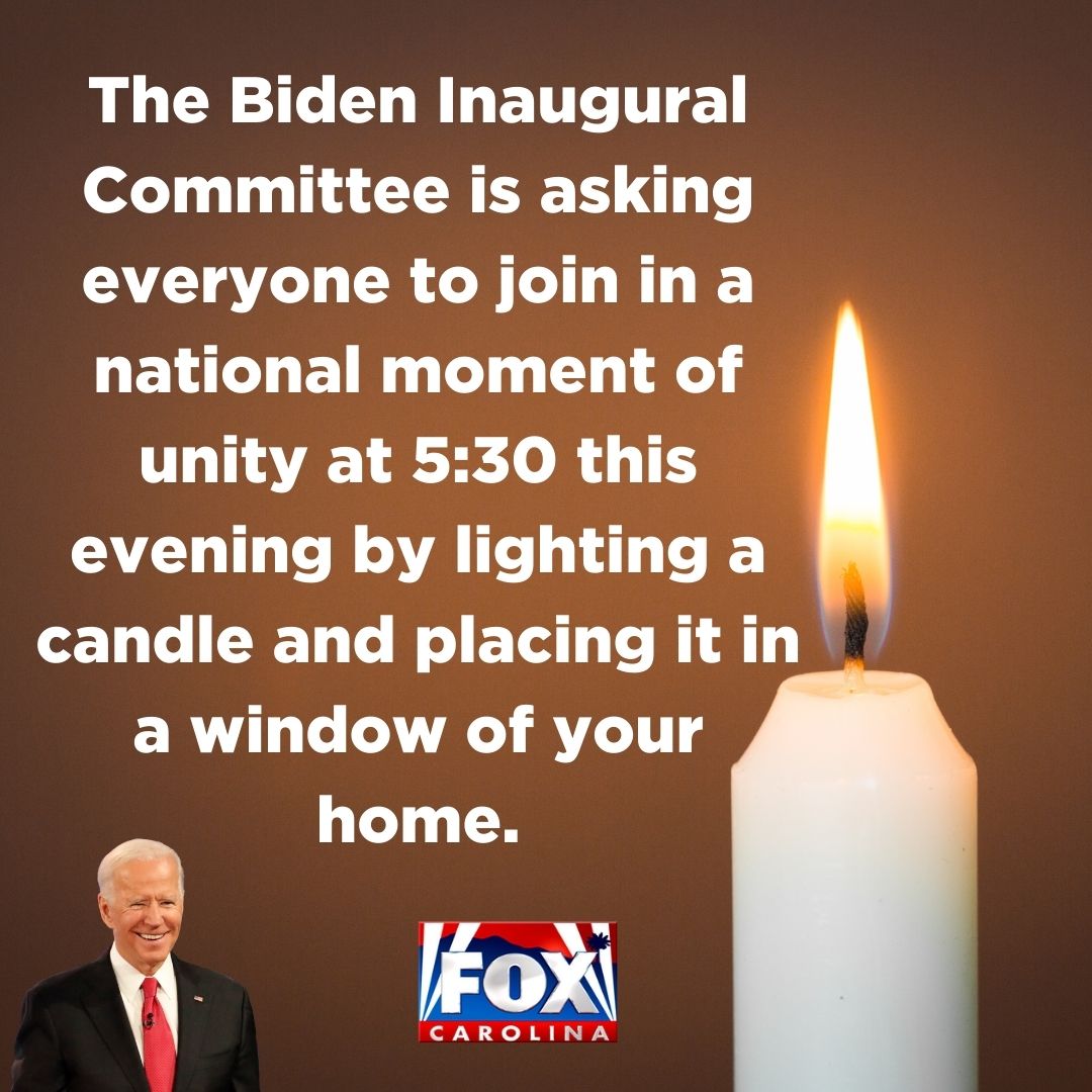 foxcarolinanews's tweet photo. Will you be participating in the #Momentofunity this evening?
We will have live coverage at https://t.co/oyr6yU8AHR https://t.co/1t6uHHtRFC