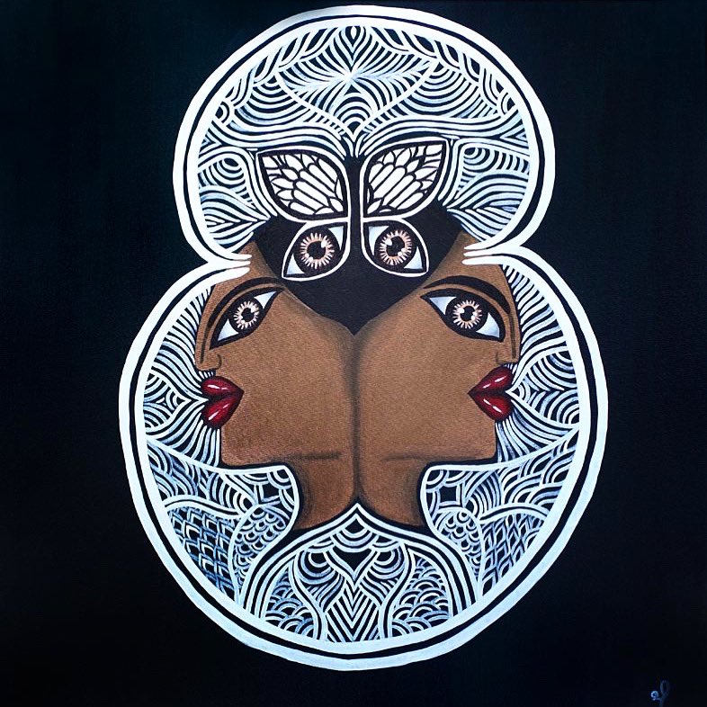 babelmasks's tweet photo. Photo: Life and Death by Visithra Manikam. So excited to have the delightful Visithra Manikam as our Featured Artist this week at the Babel Masks. Get on over there - so much more to see!! https://t.co/uV6moWxMOw https://t.co/aPHTfgd1PQ