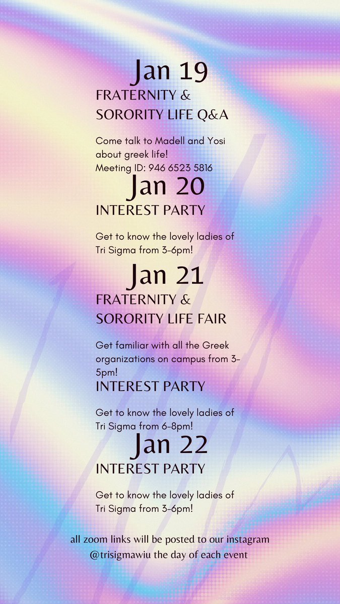 DM us with any questions about Spring Recruitment! 🤍🌸