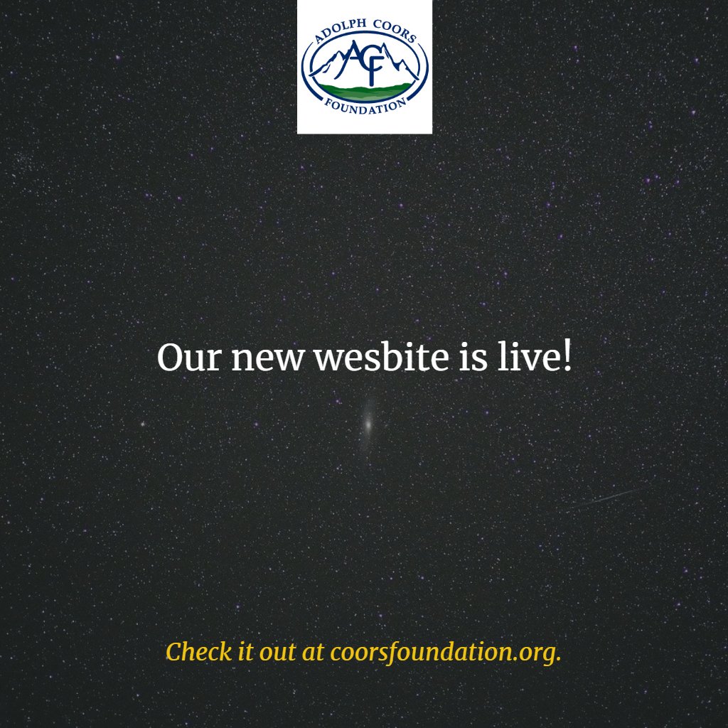 Adolph Coors Fdn tweet media
