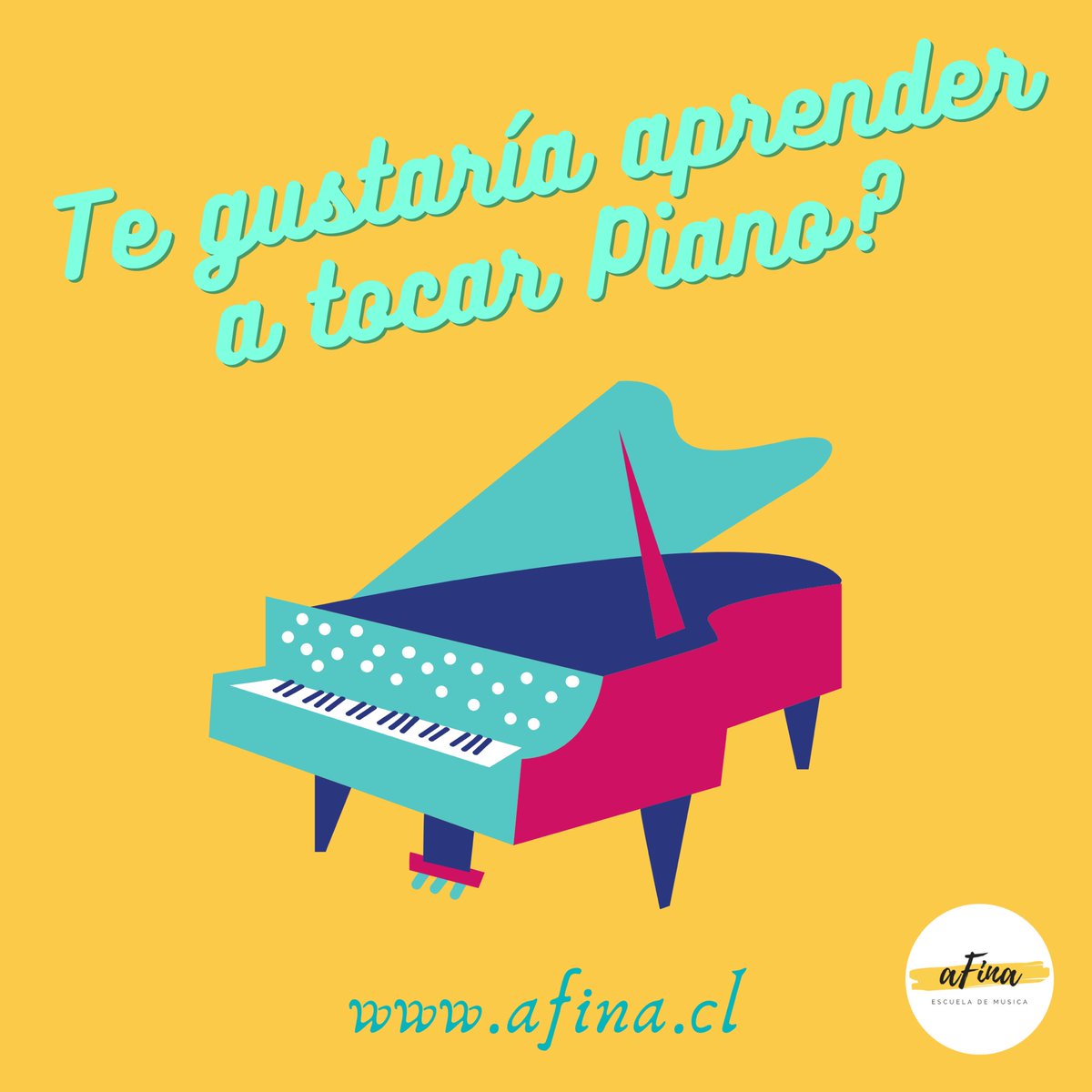 Aprende a tocar piano junto a nosotros. #piano #clases #verano #online