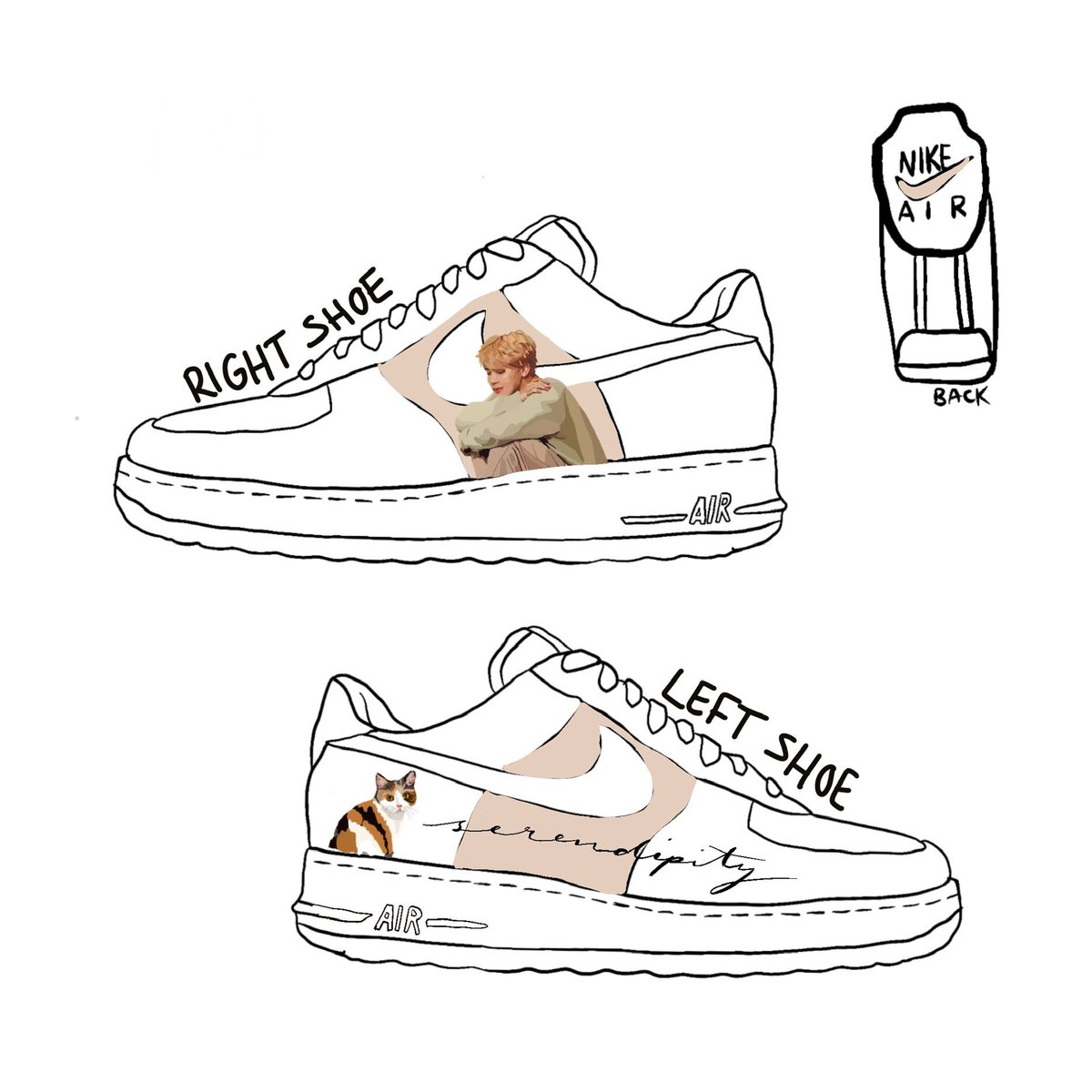 Fr3ya001's tweet photo. So girls and gals I finally got a request for some BTS designs FINALLY!! Here they are π₯°π₯°
Desperate to do some more so please share ππ»ππ»ππ»
Prices start at:
Β£75 for child sizes
Β£105 for adult sizes
#customs #btscustoms #customnikes #btsart #bt21 https://t.co/brqLcKHvq7