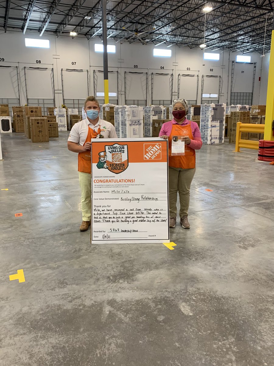 WPB MDO 5868 (@5868mdo) on Twitter photo Building partnerships with stores is the path to success. Great job to Mila getting a shout out from store 6376, for her great work! #onehomedepot #partnerships <a href="/DustinYoungTHD/">Dustin Young THD</a> <a href="/RafaVelaydez/">Rafa</a> <a href="/PharaPlancher1/">Phara plancher</a> @JonSekelsky <a href="/MilagrosOstty/">Milagros Ostty</a> <a href="/steven_magloire/">Steve Magloire</a> Building partnerships with stores is the path to success. Great job to Mila getting a shout out from store 6376, for her great work! #onehomedepot #partnerships <a href="/DustinYoungTHD/">Dustin Young THD</a> <a href="/RafaVelaydez/">Rafa</a> <a href="/PharaPlancher1/">Phara plancher</a> @JonSekelsky <a href="/MilagrosOstty/">Milagros Ostty</a> <a href="/steven_magloire/">Steve Magloire</a>