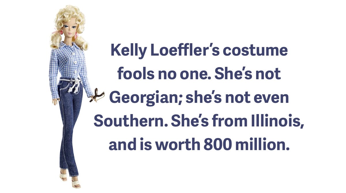 sara411's tweet photo. @CraigCaplan @SenatorLoeffler Not a real farm girl, just plays one on teevee. #byekelly #getyourfakefarmassouttahere https://t.co/n1rOk8wolB