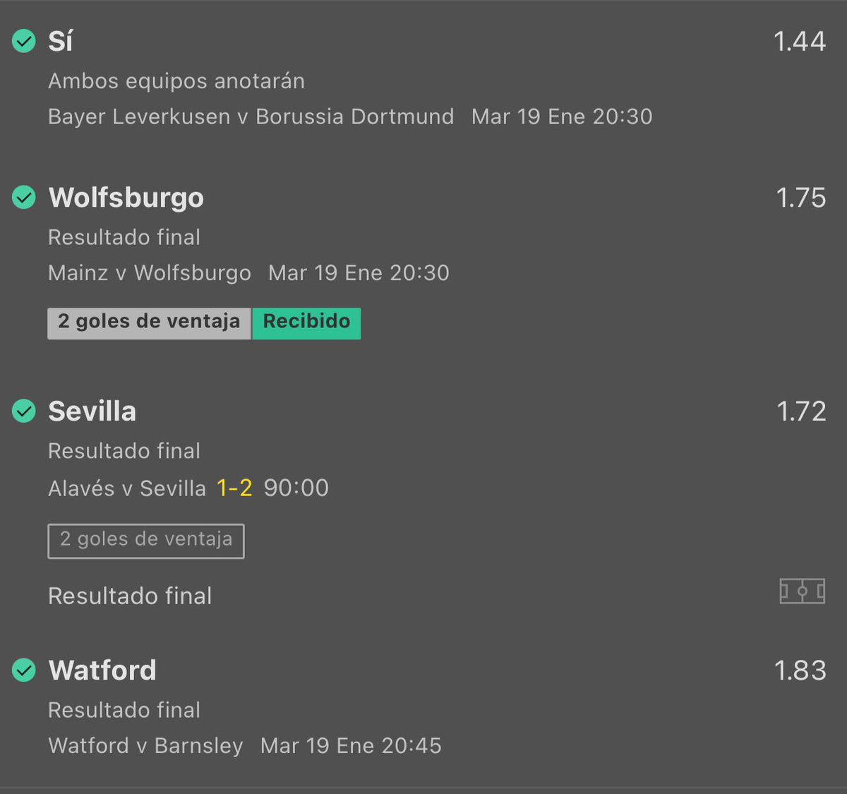 WorldTipsters's tweet photo. 🔥 ¡¡¡VAYA DÍA!!! 

💰 Doblete. Ganamos la simple con el Perfumerías Avenida y después acertamos la combinada... ¡¡a cuota 8.25!!

➡️ Estamos en una racha espectacular. Entra a nuestro canal y suscríbete YA: https://t.co/m0sMAwTIln https://t.co/BTGAIh5Byq