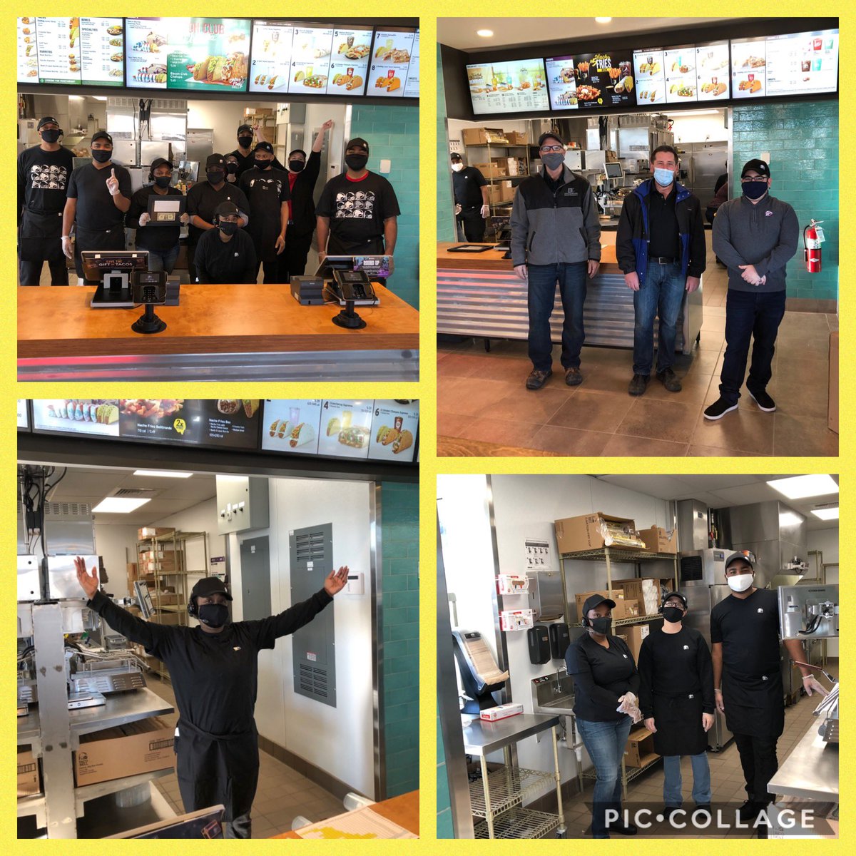 AGBellsLLC's tweet photo. Congratulations to the AG Bells Ohio team with the remodel of their Taco Bell in Cincinnati! It is beautiful! @agbellsllc #tacobell #remodel #regrandopening https://t.co/Ia1xkqfGGe