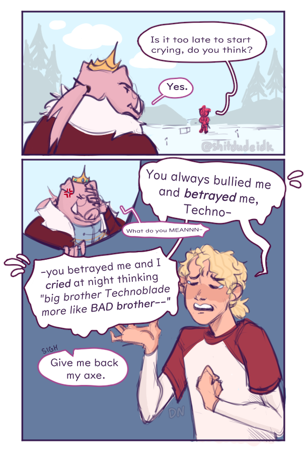 ill never forget u bedrock boys

[ #technoblade #technofanart #tommyinnit #dreamsmp ] 