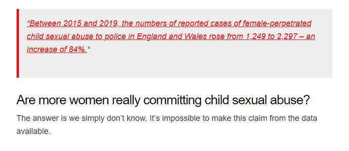 Back this to this image again.Even using Fairplay for womens statistics they have around 60-80 amab people identifying as trans women in prison long term, likely to be 4 years or moreThe data below is 4yrs.But the rise the article is stating is a rise of over 1000!15/end