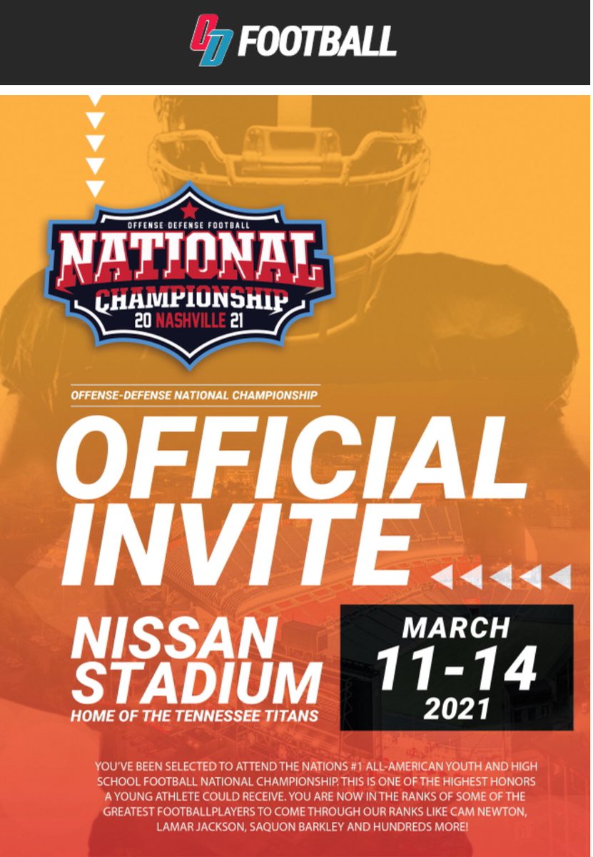 JR Hart (@johnryanhart1) on Twitter photo Blessed to receive an invite to the Offense-Defense national championship. <a href="/ODFBall/">Offense🏈Defense</a> <a href="/plantpanthersfb/">Plant Panthers Football</a> Blessed to receive an invite to the Offense-Defense national championship. <a href="/ODFBall/">Offense🏈Defense</a> <a href="/plantpanthersfb/">Plant Panthers Football</a>