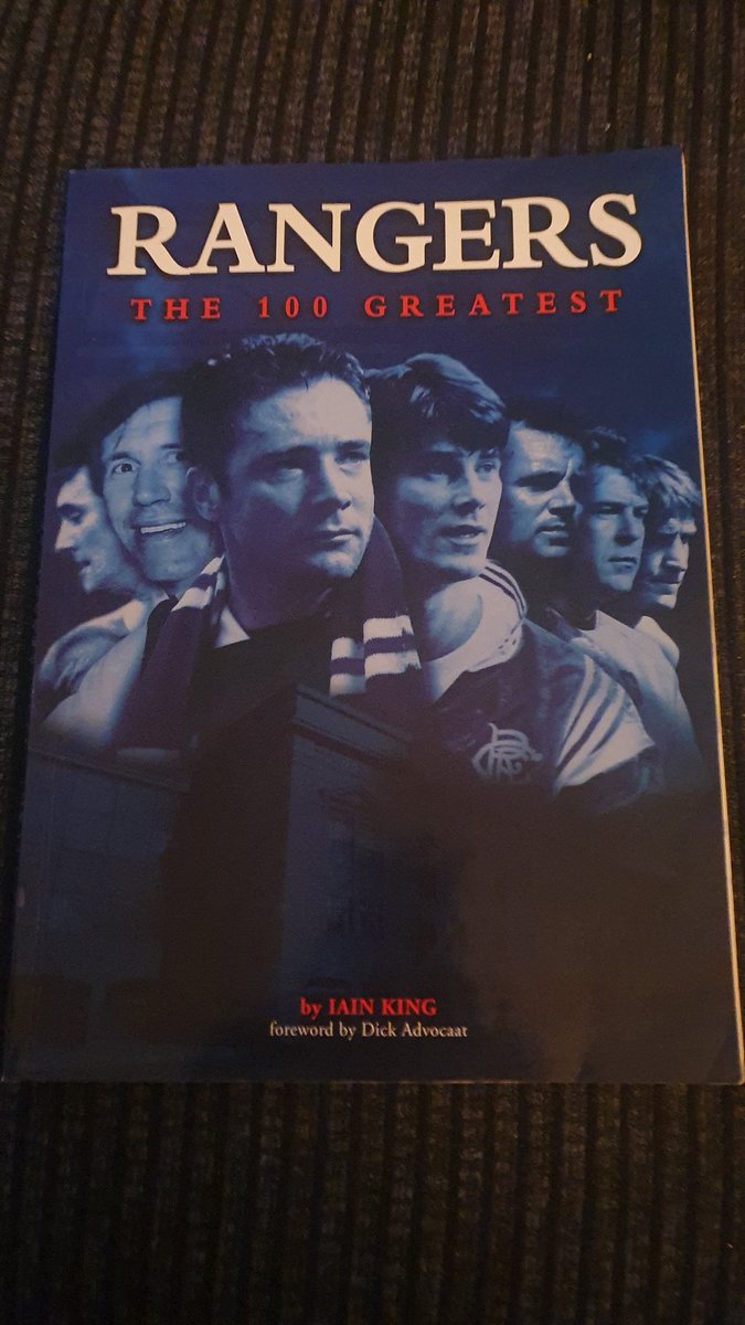Rangers - The 100 Greatest book in excellent condition. This book was released to coincide with the 100 Greatest players back in 1999. This is very hard to find. £15 price includes UK postage