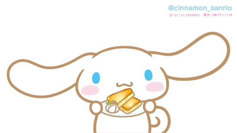 「おはよう♪フレンチトーストを作ったよ♪一緒に食べよ～ 」|シナモン【公式】のイラスト