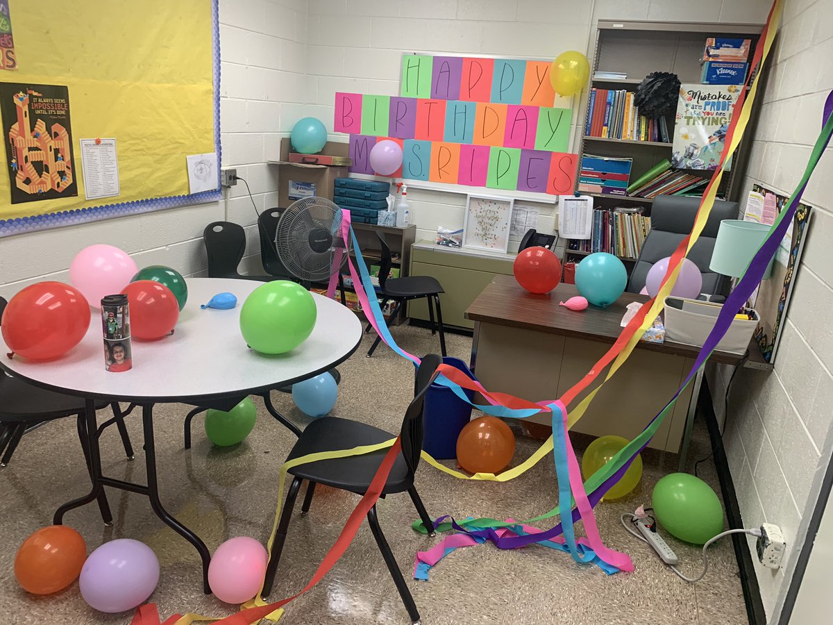 RonitRipes's tweet photo. Today was a good day! Thank you to my teammates for showering the bday love! @ccsd21cooper https://t.co/uxa0mnOyN2
