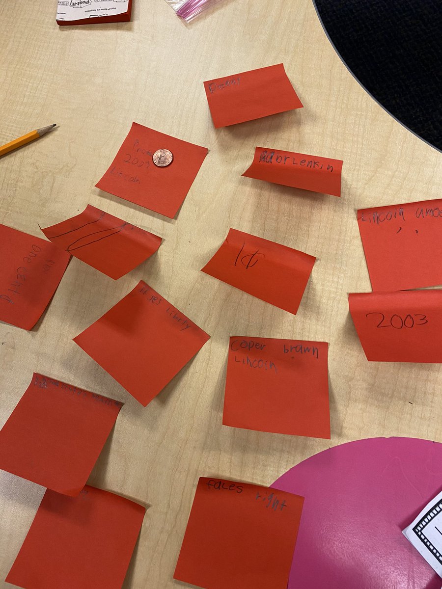 keesheri1's tweet photo. Jot Thots used twice today: Ss looked at coins and had two minutes to write attributes of different coins. #engaged! @Crestview2  #cvrelentless https://t.co/IJE1VwXvNJ