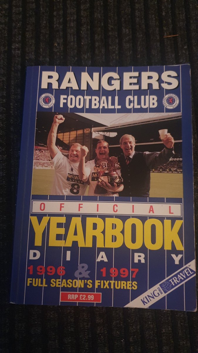 1996/97 9 in a row season hand book with full fixtures etc in excellent condition £5 price includes UK postage