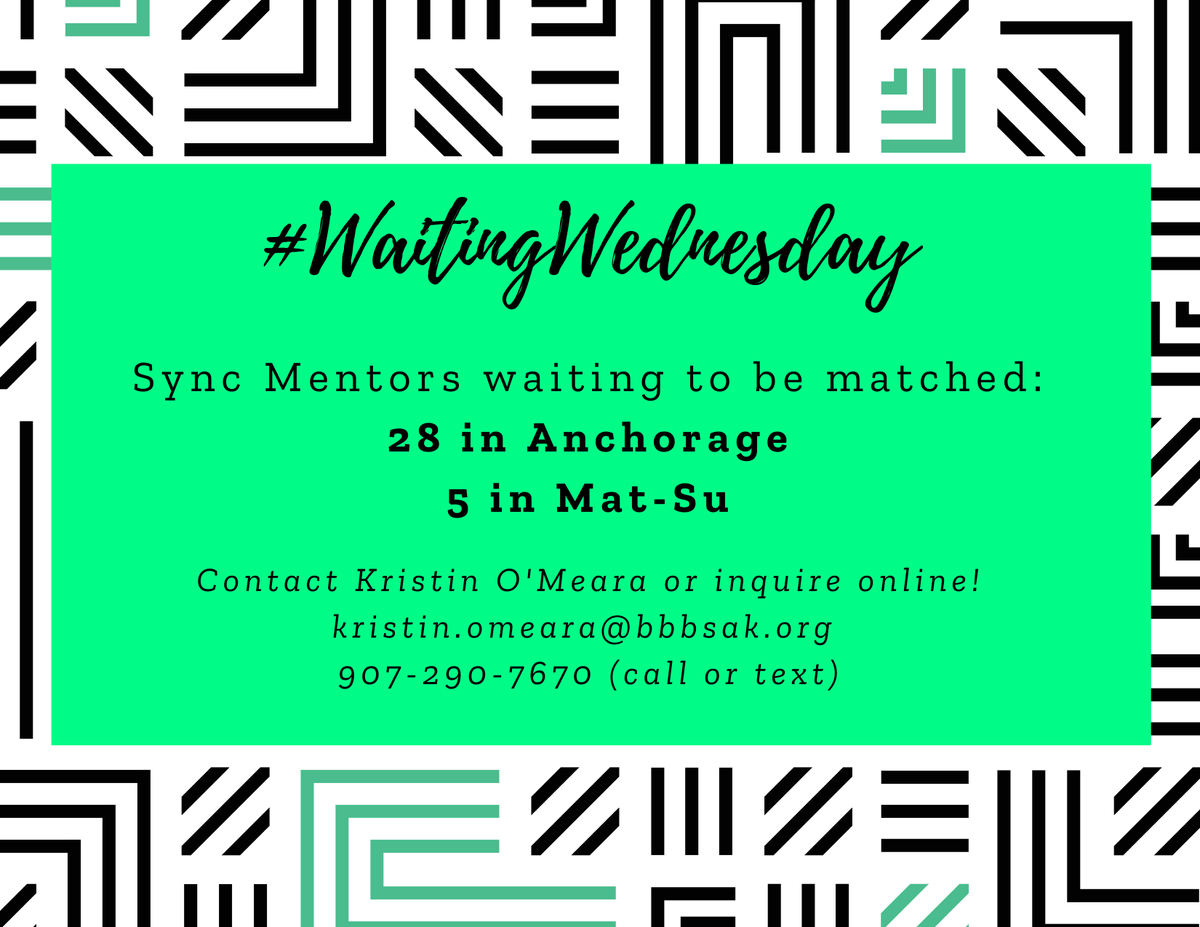 BBBSAK's tweet photo. Do you know a youth 14+ who is in or aging out of the state foster care system? Consider referring them for a mentor in our Sync program!
https://t.co/SHpl8QEZQv https://t.co/HCW37oFBRj