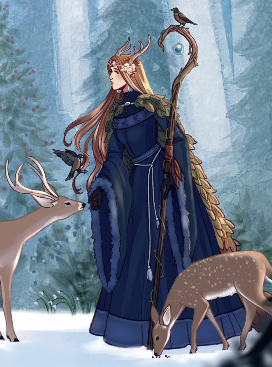 close ups! Someday I'll stop drawing so much keyleth art and finish my cosplay for her 💀