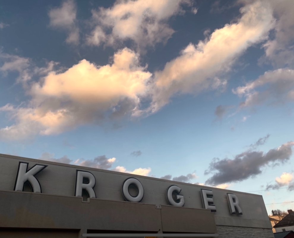 Was at the Kroger in downtown Clarksburg this evening at 5 p.m. That's when it closed for good. This a major loss and a huge hit to local food security. Kroger is consolidating two stores to build a big, fancy store closer to Bridgeport, one of WV's most affluent communities.