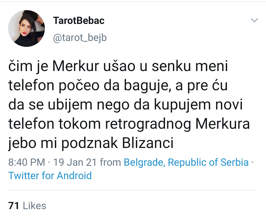 Милош Величковић tweet media