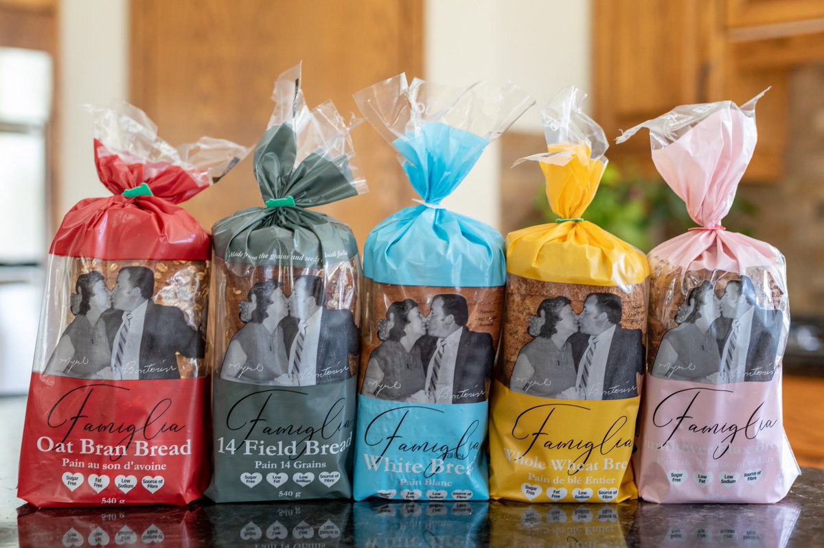 CIBL1962's tweet photo. Allow us to reintroduce you to our Famiglia line. These breads are made with local ingredients and are all sugar free, low in sodium, and high in fibre. An extra bonus - they’re delicious! Visit https://t.co/6zrpO55xCJ for more details #yycbusiness #supportlocal #yycbakery https://t.co/RQiL4r4Jpf