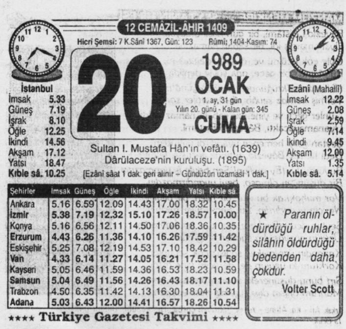 Günaydın #CanımAtakum 🔴⚪️⚫️

🗓️ #20Ocak1989 
🌥️ -1°

Ağla Samsunlum ağla! 

Aslan gibi gençlerini kara toprağa verdin... Ağla, kimse ayıplamaz!

#SonDeplasman #Samsunspor