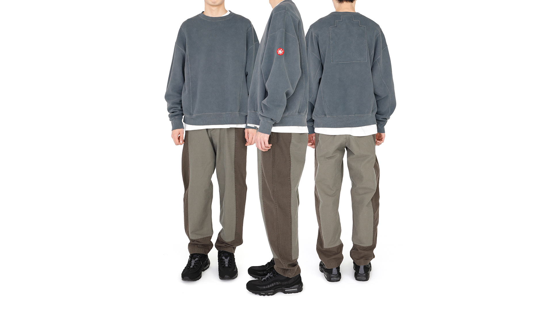 選ぶなら C.E OVERDYE CUT LINE CREW NECK グレー ecousarecycling.com