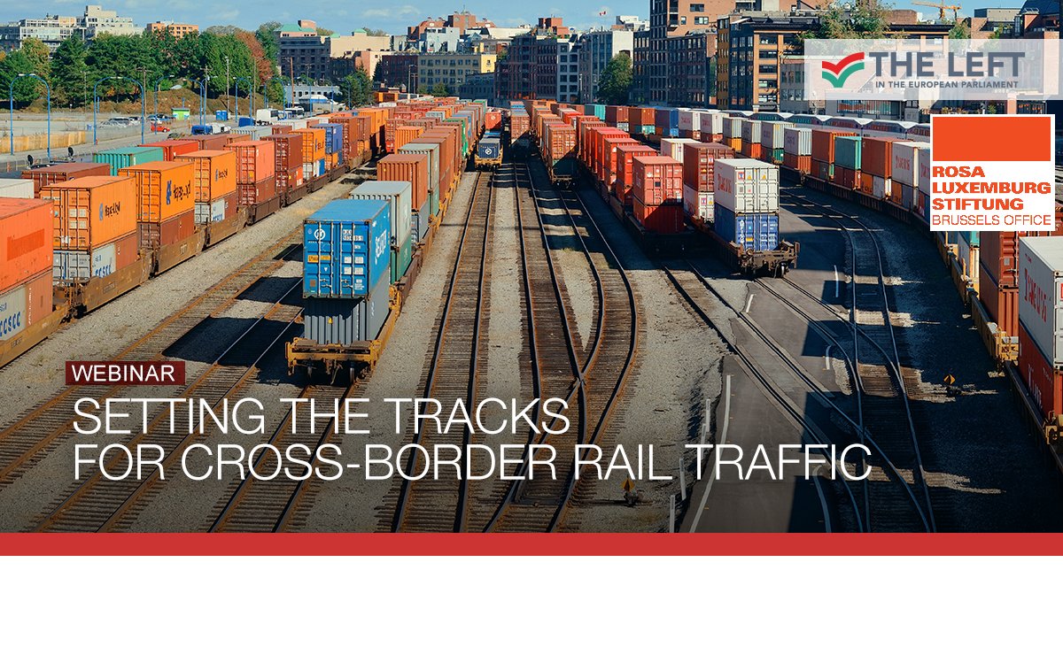 RosaluxEuropa's tweet photo. Will 2021, the European #YearOfTheRail, create the momentum to improve the situation in border regions such as #Lusatia, or will this remain window dressing? Join our web conference organised by @Left_EU and RLS Brussels in cooperation with RLS Prague: https://t.co/xjoqDWygG0 https://t.co/W6VFh1T84B