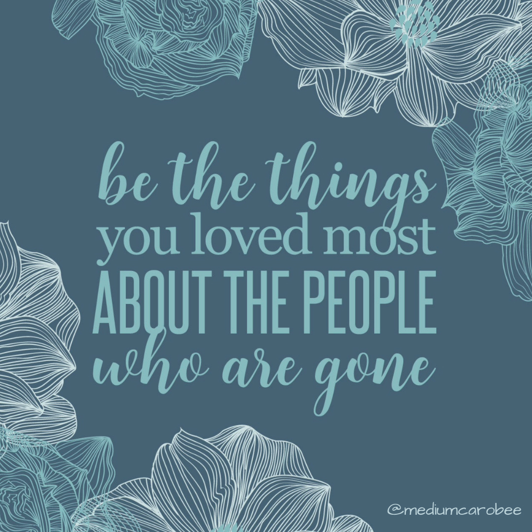 MediumCaroBee's tweet photo. Be their smile, their kindness, their strength. Let the greatness of your passed loved ones be the legacy that lives in and through you everyday. #mediumship #mediumshipreadings #messagesfromheaven #psychicmedium #psychic  #lightworker #griefsucks  #bereavement  #mediumcarobee https://t.co/RgsgJHTCg8