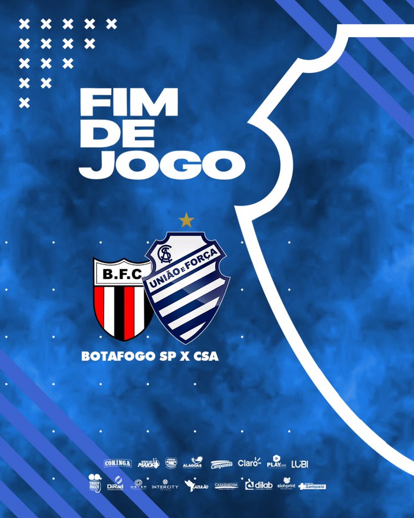 CSAoficial's tweet photo. FIM DE JOGOOOOOOOOOOOOOOO!!!!

Botafogo 1x3 CSA https://t.co/cvBq3IjJEA