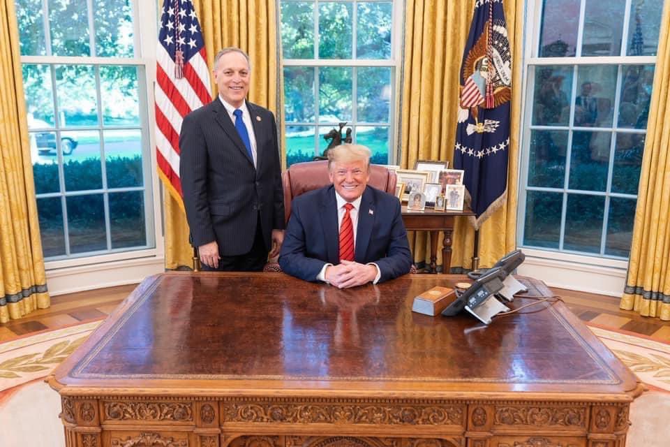 RepAndyBiggsAZ's tweet photo. Despite the challenges he experienced, President Trump was one of America’s most successful presidents. 

I am grateful for President Trump’s leadership, his commitment to his promises, his unwavering belief in the values that have made our nation great, &amp; his friendship. https://t.co/Z2eEzEAu6s