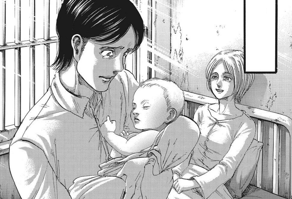 Given ereh=Grisha parallels and his opposition to euthanasia, it'd add even more meanings to his writing if he had a child. And this time, unlike Grisha's case, he will fulfill his duty while loving them to max at the same time, properly ending the cycle, and freeing children gen