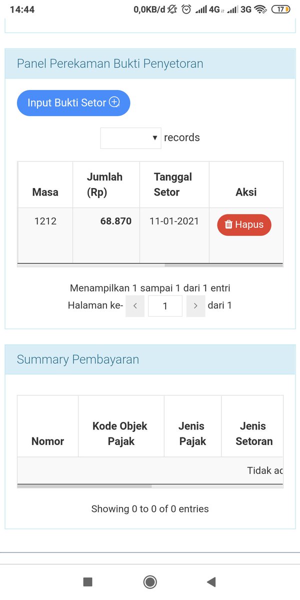 FirdaCamelia's tweet photo. Hai @kring_pajak mau Tanya kenapa lapor pph 23 dibagian summary nya ga muncul ya.. Seperti ini https://t.co/LeOEN0b6sD