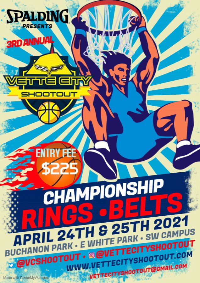 Vette City Shootout April 24th &amp; 25th.  Email vettecityshootout@gmail.com to reserve a spot.  Divisions could change due to Covid restrictions and gym space.