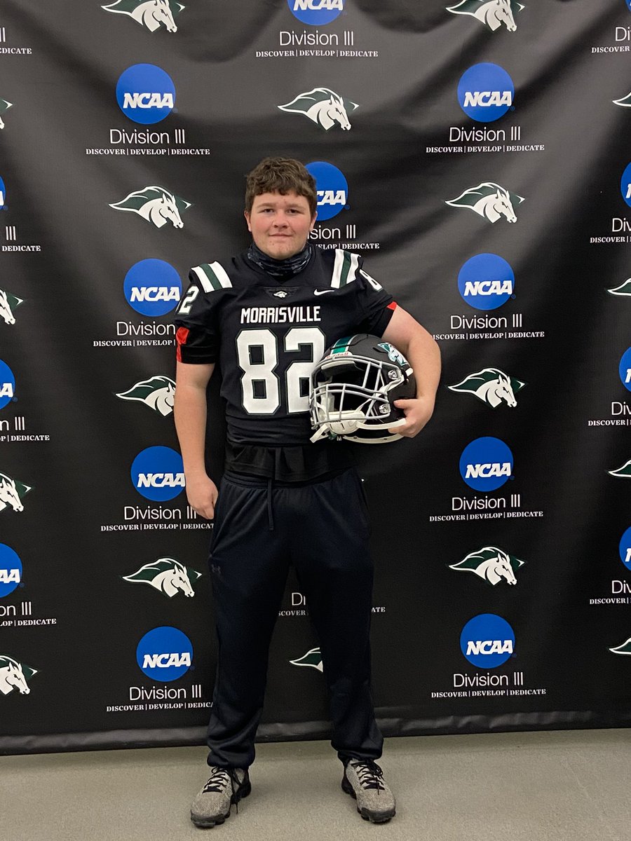 Blessed To Receive a Roster Spot From SUNY Morrisville State <a href="/MvilleMustangFB/">SUNY Morrisville Football</a> ‼️Special Thanks to <a href="/CoachRogers13/">Matt Rogers</a>  <a href="/CoachRabyJr/">Ed Raby</a> and the SUNY Morrisville coaching staff !! <a href="/CoachWest5/">CoachWest</a>  <a href="/SFPFootball/">St Francis Prep Ftbl</a>
