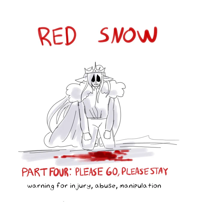 tw // abuse, manipulation, injury

red snow, part four: please go, please stay
(1/2)

#technobladefanart #technoblade #tommyinnitfanart #tommyinnit #dreamwastaken #dreamwastakenfanart #dsmpfanart #dreamsmpart 