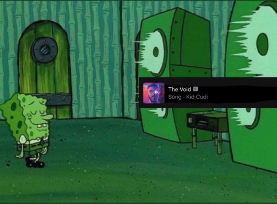 bitchiwas999's tweet photo. How it feels listening to “The Void” by Kid Cudi https://t.co/wL0T6qiEWi