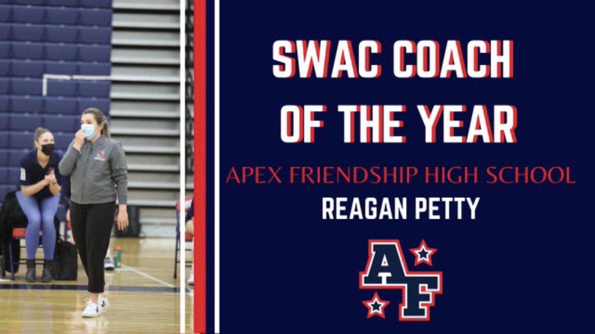 Congratulations to our first year head coach <a href="/CoachRPetty/">Coach Reagan Petty</a> <a href="/AFHS_Volleyball/">AFHS Volleyball</a>  We are so glad to have you at <a href="/apexfriendship/">2015</a>