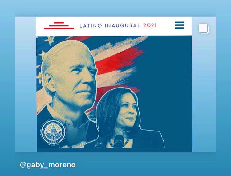 Felicidades @gabymorenomusic En Latino Inaugural 2021 <a href="/JoeBiden/">Joe Biden</a>