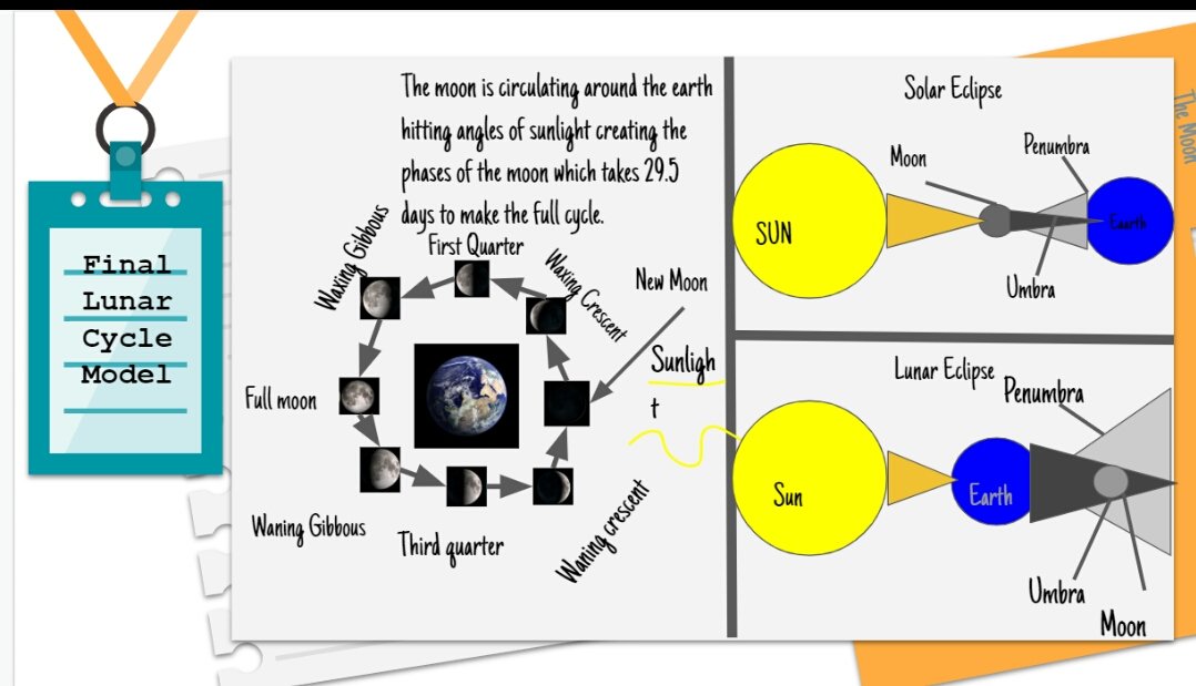 wadein2science's tweet photo. 🌒Wrapping up quarter two of 8th grade science moon modeling. 🌖
.
.
I'm bummed the kids missed out on my awesome moon dances in class this year. 😂 (They should be thankful!)
#ngss #iteachmiddleschool #moon #lunarcycle #semseagles #virtualschool  @SEMSEagles https://t.co/FYqDdjgos1