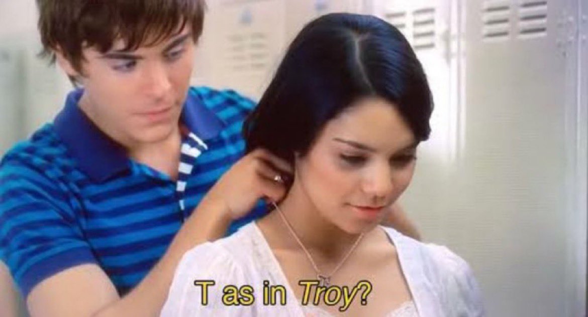Troy Trojans Necklace- Campus Chic